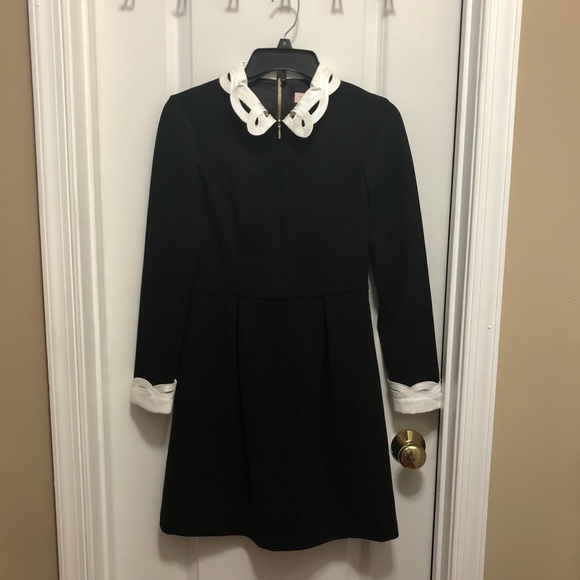 🌸SOLD🌸Ted Baker Embroidered Collar Dress 2 - Picture 4 of 6